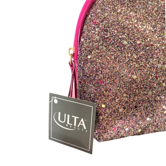 Glitter & Metallic Fuchsia Cosmetic / Toiletry Bag - Picture 3 of 7